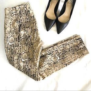 Vince Camino Snakeprint Pant - Sz 0P
